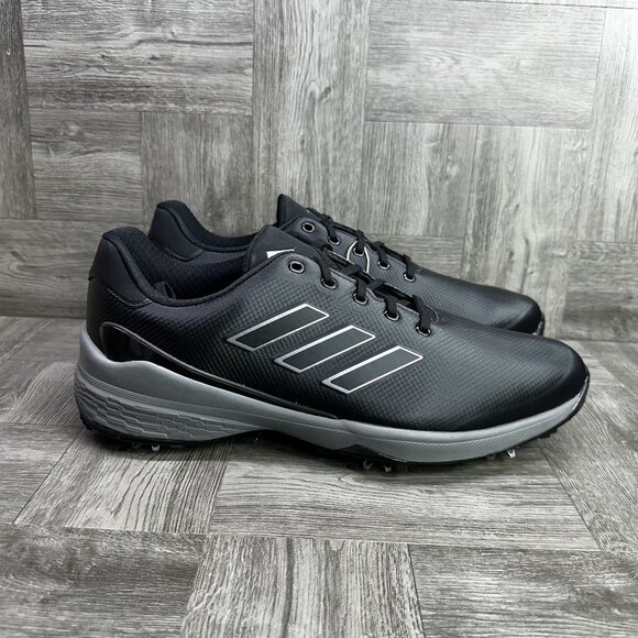 Adidas ZG23 Men's size 14 Black Golf Cleats GW1178 - Picture 1 of 8